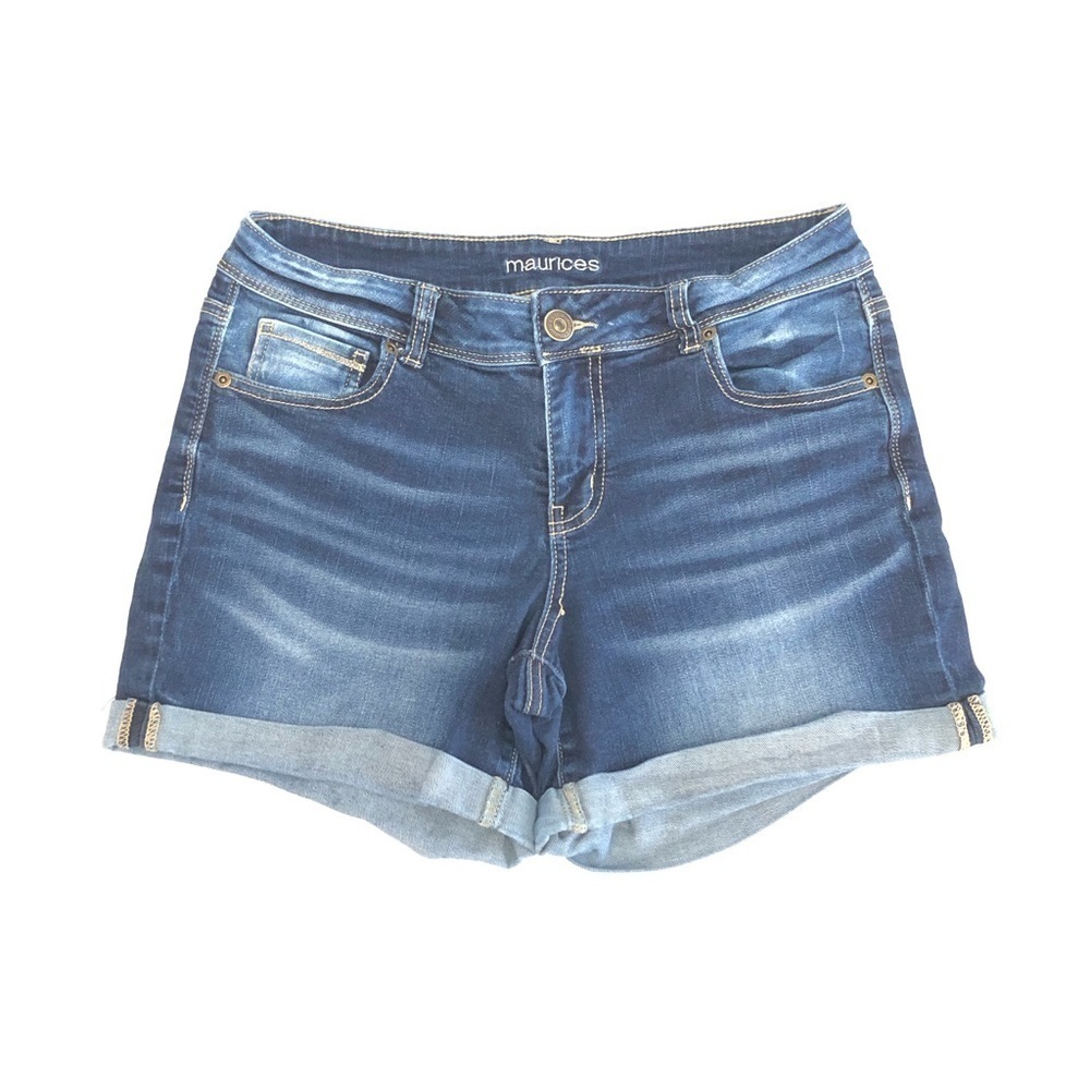 Maurices Jean Shorts Stretchy , Rolled Cuff 4.5" EUC Women's 5/6